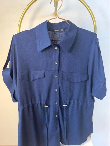 Keten Beli Büzgülü Takım