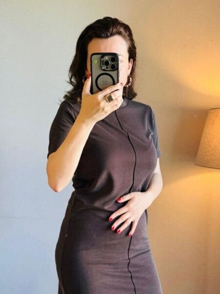 Marka Muadili Kahverengi Elbise