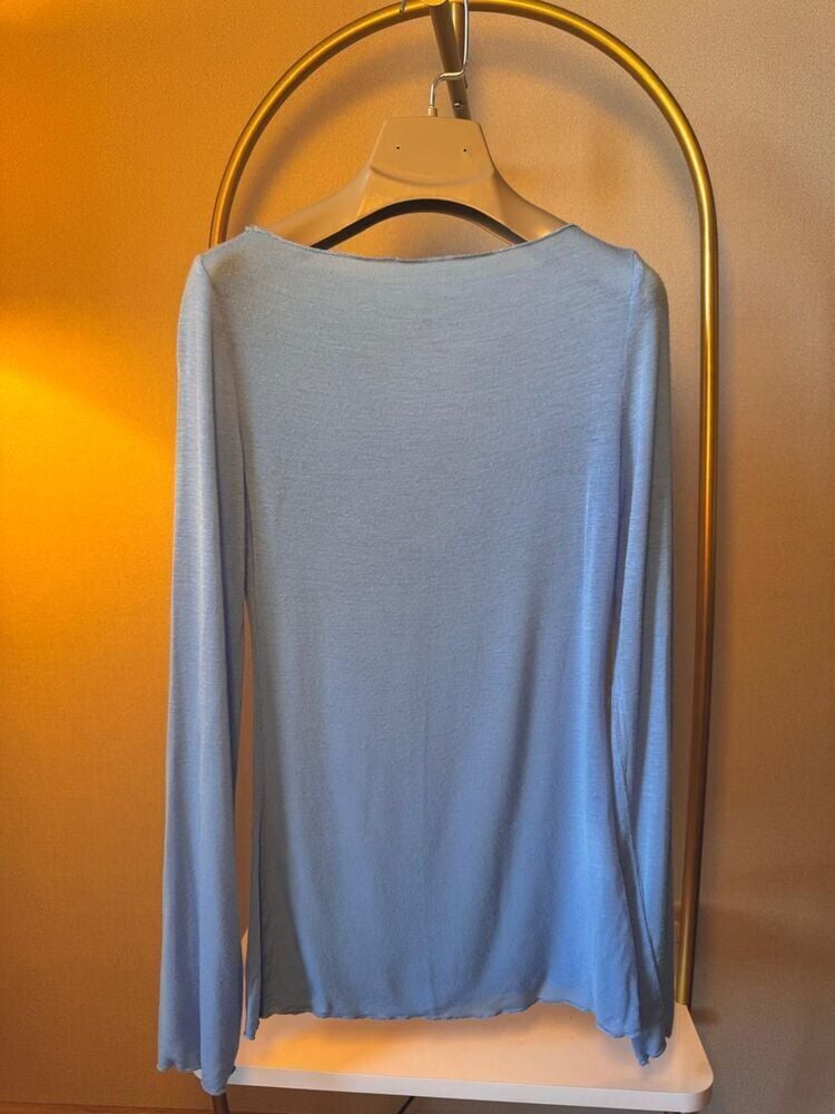 Bebe Mavisi Yumoş Bluz