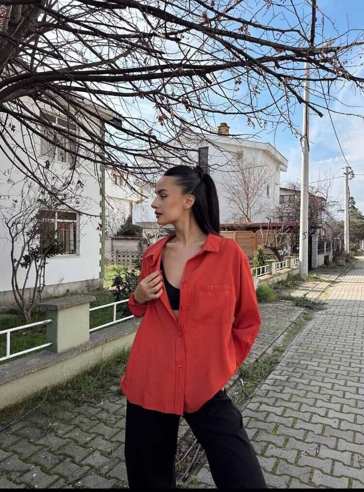 Nar Çiçeği Gömlek